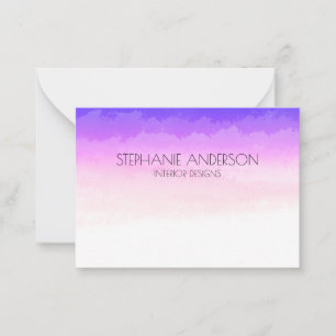 Cartão De Notas Unicorn Holografia Watercolor