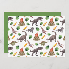 Cartão De Notas Unique Dinosaur Note Card