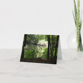 Cartão De Notas Verão tardio em Walden Pond