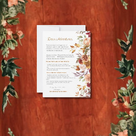 Cartão De Notas Viagem de Encantamento: Dahlia Watercolor Casament