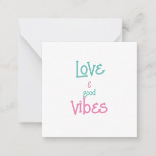 Cartão De Notas Víblias de amor e boas personalizadas
