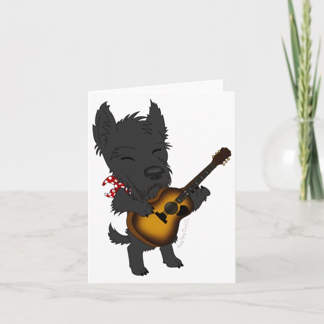 Cartão De Notas Vicki a Scottie Acústica (Frente)