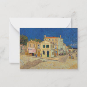 Cartão De Notas Vincent van Gogh - A Casa Amarela / A Rua