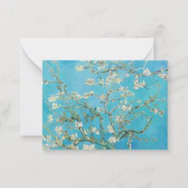 Cartão De Notas Vincent van Gogh - Flor de Amendoeira