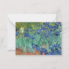 Cartão De Notas Vincent Van Gogh - Irrises