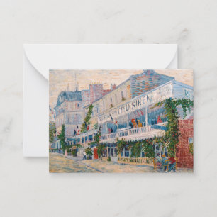 Cartão De Notas Vincent van Gogh - O Restaurante da Sirene