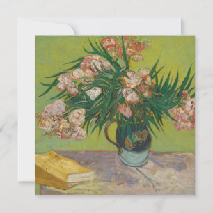 Cartão De Notas Vincent Van Gogh Oleander pintura em flor