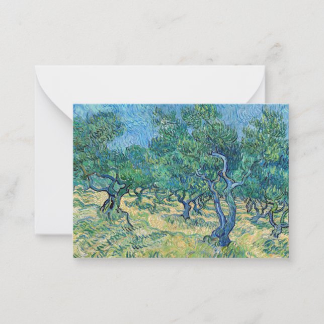 Cartão De Notas Vincent van Gogh - Olive Grove (Frente)