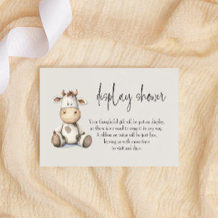 Cartão De Notas Vintage Plush Nursery Animal Baby Display Chá