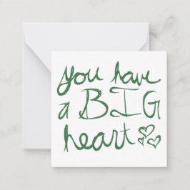 Cartão De Notas Você tem um grande Namorados cardíaco
