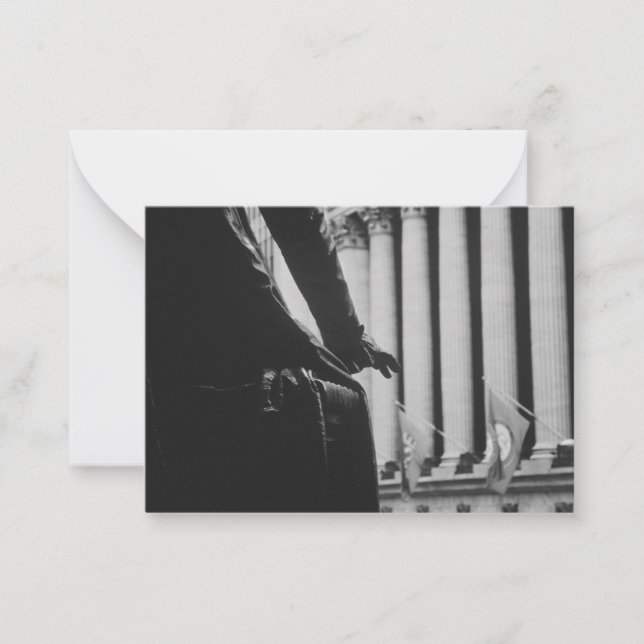 Cartão De Notas Wall Street (Frente)