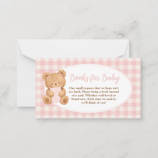 Cartão De Notas We Can Bearly Wait Bear Baby Girl Books For Baby