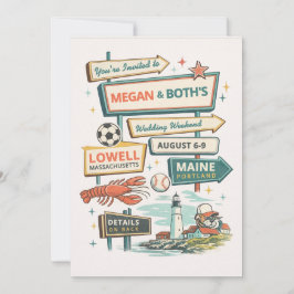 Cartão De Notas Wedding Invite