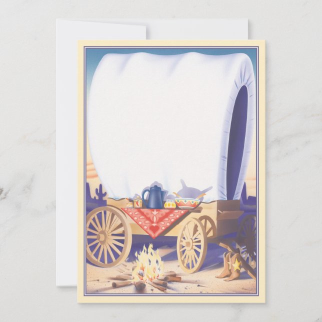 Cartão De Notas Westward Ho © (Frente)