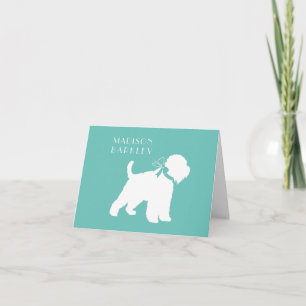 Cartão De Notas Wheaten Terrier Dog Puppy