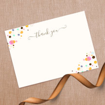 Whimsic Obrigado Confetti Signature Script