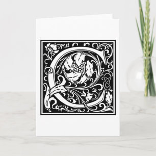 Cartão De Notas William Morris Alphabet “C”