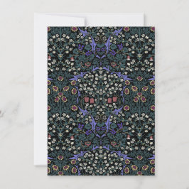 Cartão De Notas William Morris Blackthorn Botânica Vitoriana