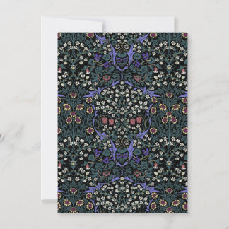 Cartão De Notas William Morris Blackthorn Botânica Vitoriana