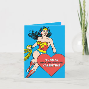 Cartão De Notas Wonder Woman Super Amiga   Dia dos Namorados