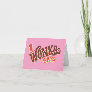 Cartão De Notas Wonka Bar Logo