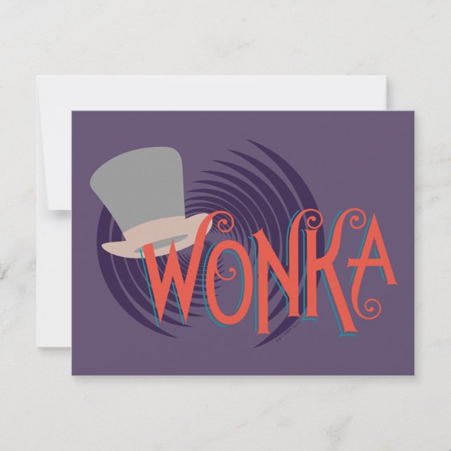 Cartão De Notas Wonka Spiral Logo (Frente)