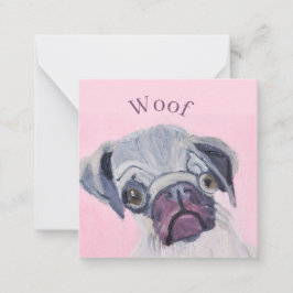 Cartão De Notas Woof