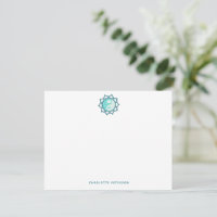 Yin Yang Lotus Flower Mandala Nome Personalizado