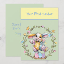Cartão De Notas Your First Easter Flat Note Card