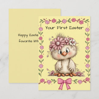 Cartão De Notas Your First Easter Flat Note Card