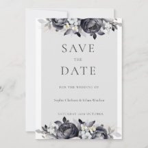 Cartão de Notificação de Data de Casamento Digital