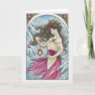 Cartão de Nouveau do feriado