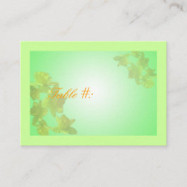 cartão de número da mesa de casamento,tulipas amar