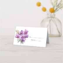 Cartão de Número da Mesa de Convidados Orquídea Ro