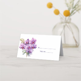 Cartão de Número da Mesa de Convidados Orquídea Ro