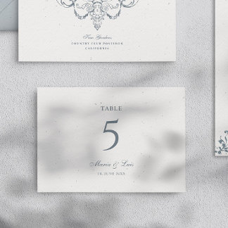 Cartão de Número de Mesa Conjunto de Casamento Bar