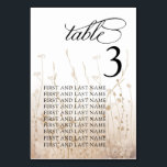 Cartão de Número de Mesa de Flor Floral Neutro<br><div class="desc">Cartão de Número de Mesa de Flor Floral Neutro</div>