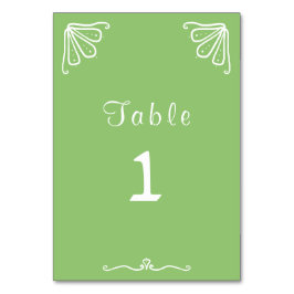 Cartão de Número de Tabela de Casamento Personaliz