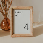 Cartão de Número de Tabela Moderna Minimalista HAR<br><div class="desc">Harlow Collection - uma mistura perfeita de sofisticação limpa e talento moderno. Ele foi projetado com uma fonte moderna de escrita que exude estilo e elegância. Cada produto da coleção é cuidadosamente trabalhado para mostrar uma aparência que é eterno e constante.</div>