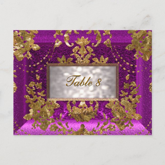 Cartão de Número de Tabela Vitoriana do Periférico (Frente)