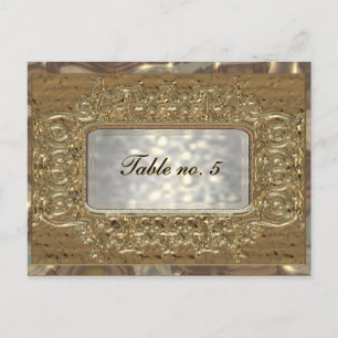 Cartão de Número de Tabela Vitoriano Brunchild