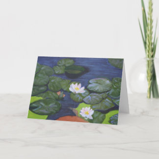 Cartão De "O Waterlilies Vermeer "