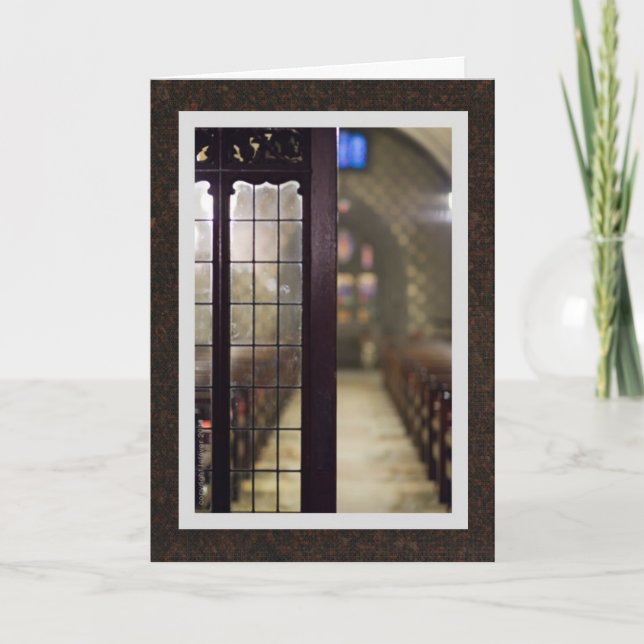 Cartão de obrigado para os ministros (Frente)