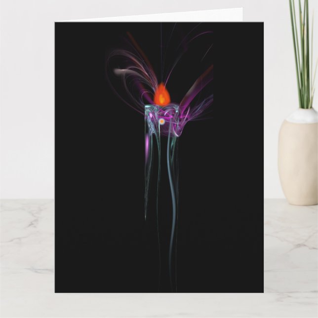 Cartão de Ocasiao Chama Eterna (Frente)