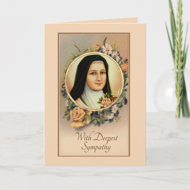 Cartão de Oferta de Missa Católica de Simpatia (Frente)