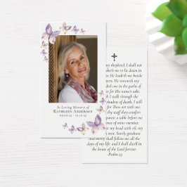 Cartão de Oração | Borboletas cor-de-rosa