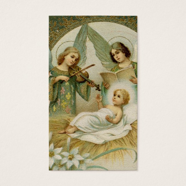 Cartão de Oração (Citação): Gloria em Excelsis Deo (Frente)