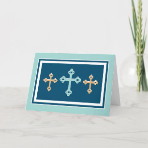 Cartão de oração cristão ponderado