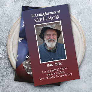 Cartão de Oração de Bandeira Foto de Omã Azul Cart