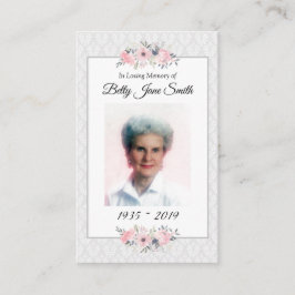 Cartão de Oração de Foto Memorial | Oração do Senh